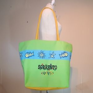 Centric Sorrento Italia Green,Yellow Beach Tote